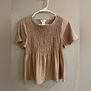 Rose baby doll top
